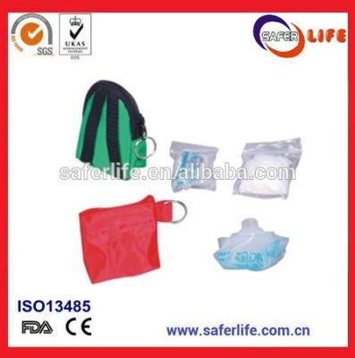 Medical Consumables Keychain Safety CPR Mask