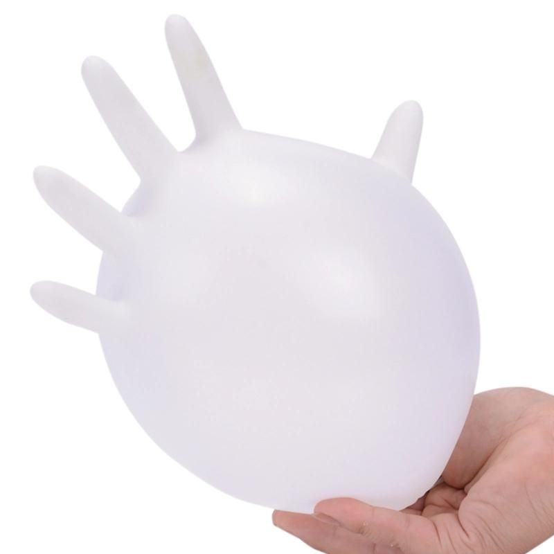 a Pair of Disposable White Latex Glove for Party