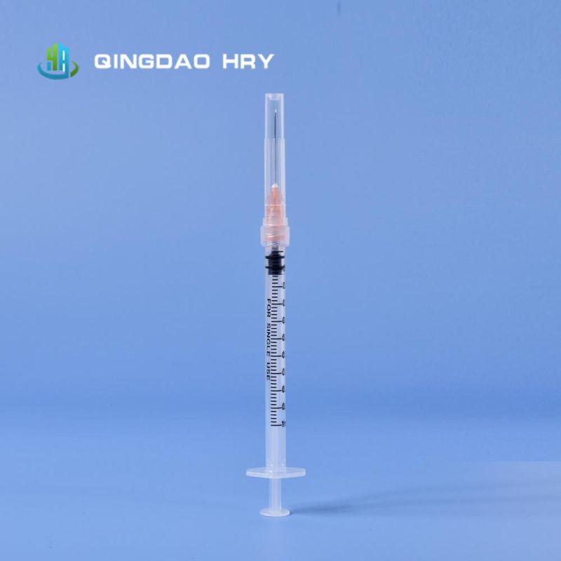 Manufacturer of Disposable Syringe Luer Lock with Needle & Safety Needle 1ml 2ml 3ml 5ml 10 Ml