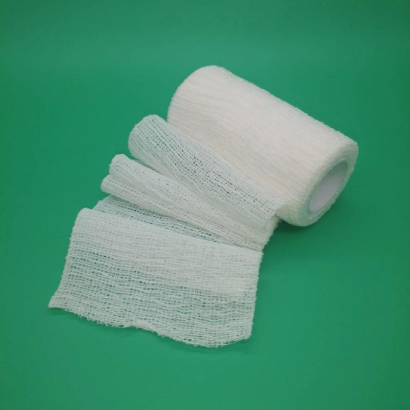 Latex (Latex free) Microparticles of Which It Is Covered PBT Self-Cohesive Bandage