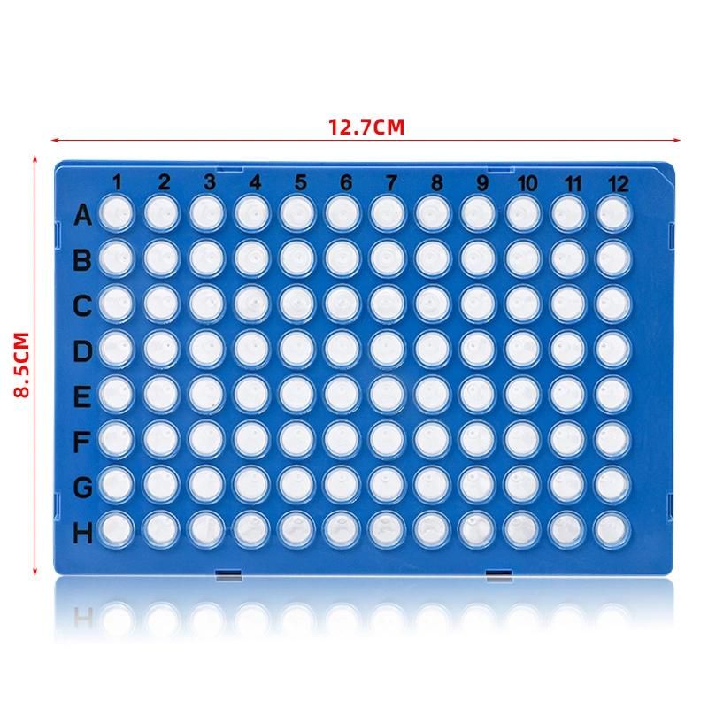 New Design Laboratory Consumables 0.1ml 96well Transparent Body Tube