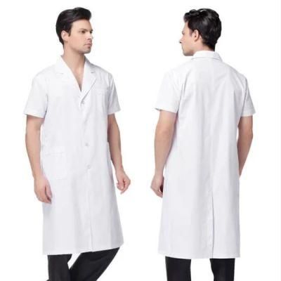 Doctor Coat Doctors and Nurses Uniforms S/M/L/XL/XXL/Xxxl Cotton Anti-Static Doctor Uniform White