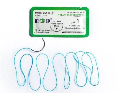 Non-Absorbable Nylon Suture with Needle