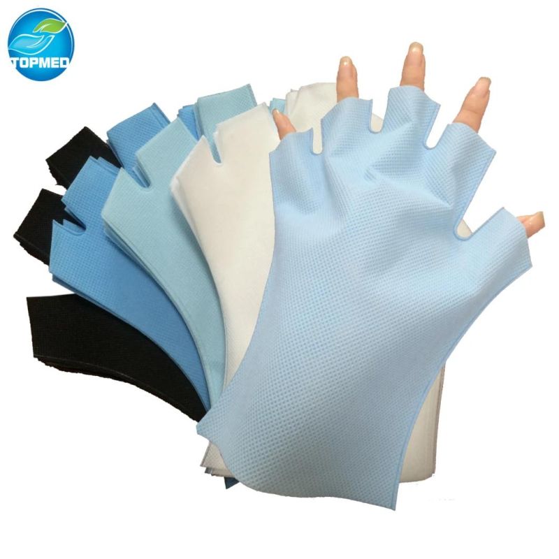 White Non-Woven Gloves UV Gloves Disposable