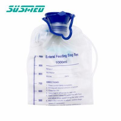 Medical Gravity Enteral Feeding Bag for Pump Set 1000ml 1500ml