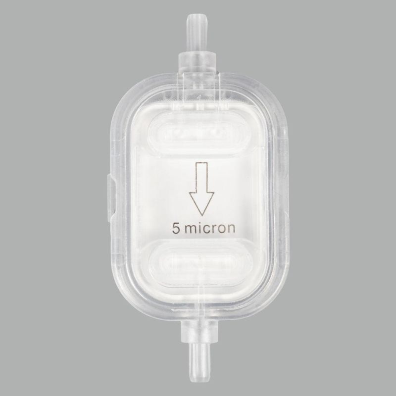 Single Use Medical Products Automatic Stop Fluid Infusion Precision Liquid Filter
