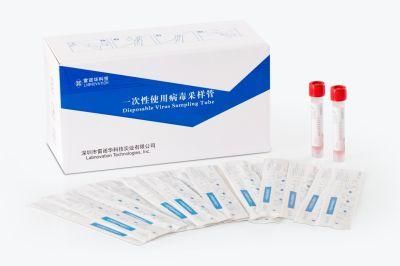 Disposable Vacuum Blood Specimen Collection Tube Virus Sampling Tube