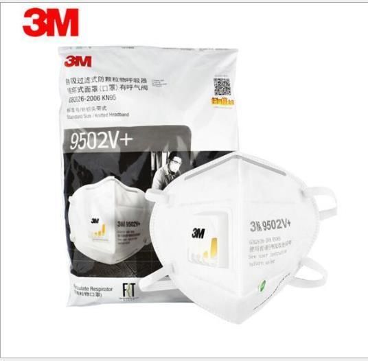 3m Breath Machine 9502V Face Mask Official Stock Small Qty Authorization Virus Precaution Disposable
