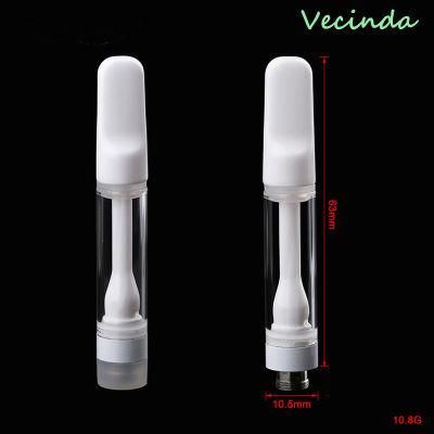 Ceramic Ceramic Body Empty 0.5ml 1ml Thick Oil Cartridge Ceramic 510 Disposable Vape Cartridge