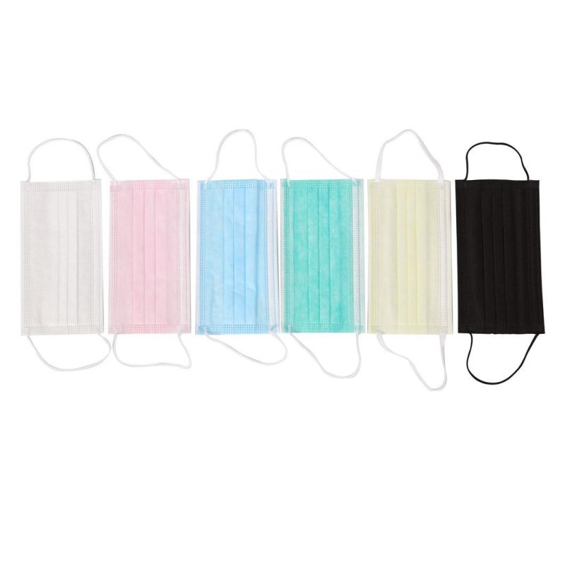 Manufacture 3 Ply Non Woven Medical Face Mask Disposable Face Mask Surgical Face Mask with Ear Loop