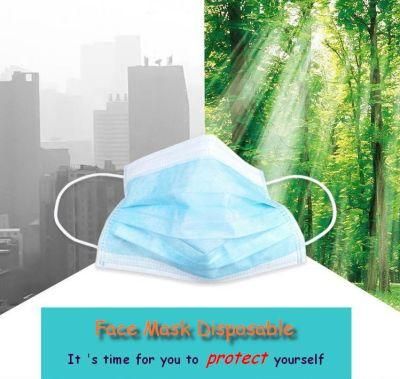 Disposable Nonwoven 3 Ply Earloop Surgical Medical Mask