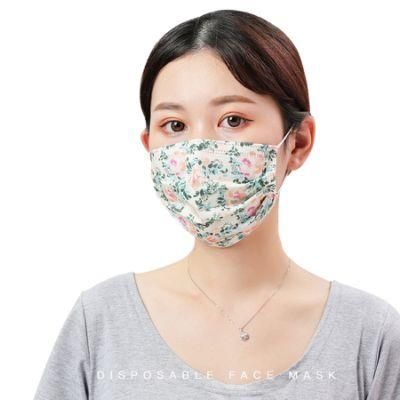 Individually Wrapped Disposable Facemask Protective 3 Ply Non Woven Breathable Camouflage Face Mask Wholesale