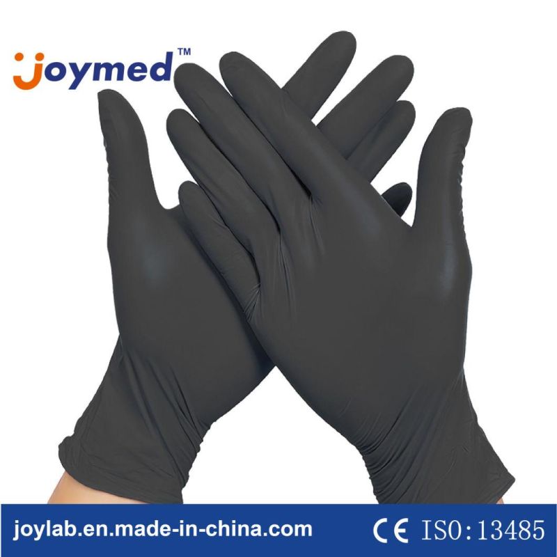 Wholesale Blue Rubber Examination Disposable Non Latex Powered Gloves