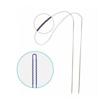 Korea Skin Care Suture 30g 25mm 38mm Mono Screw 3D Lift 23G Meso Threads Double Needle Pdo Cog Thread