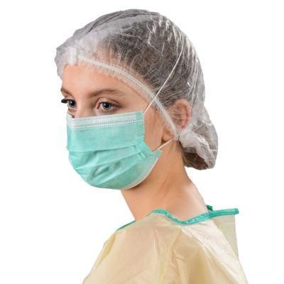 Medical 3ply Nonwoven Disposable Face Mask with Earloop or Tie