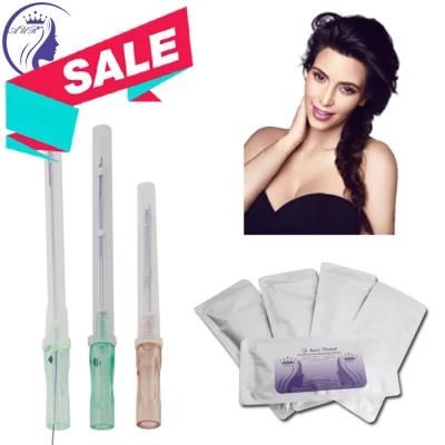 Body Breast Lifting Korea Absorbable Thread Pdo with L Blunt Cannula Suture 3D Cog