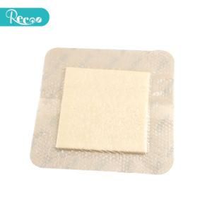Wound Skin Care with Border Self Adhesive Medical Silicone Dressing Foam