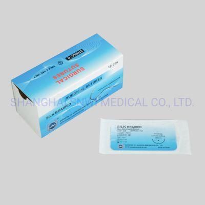 Surgical Suture Slik with Needle