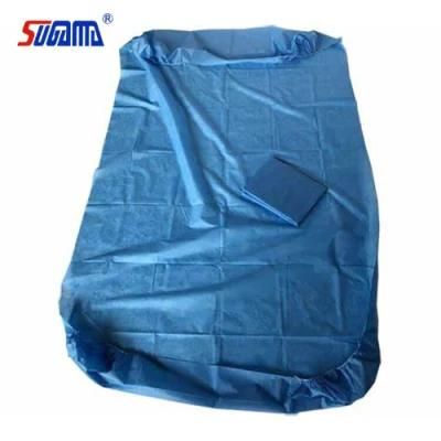 White Disposable Non-Woven Exam Bed Cover for Hospital and Massage Use