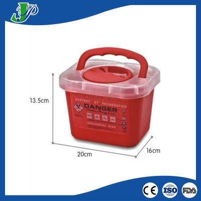 Custom Handle Disposable Sharp Container Box