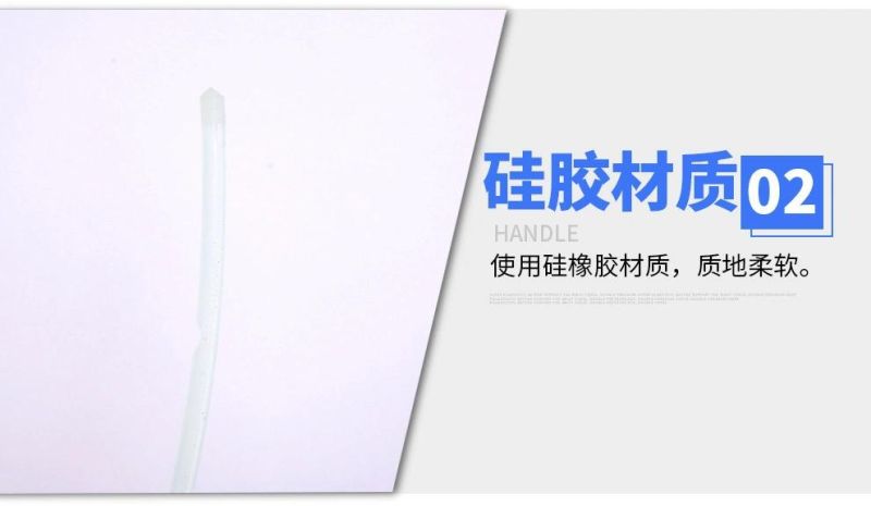 Disposable Gastric Tube Silicone Nasal Feeding Tube Rubber Gastroesophageal Mouth and Nasal Inspection Nasal Feeding Tube Independent Packaging