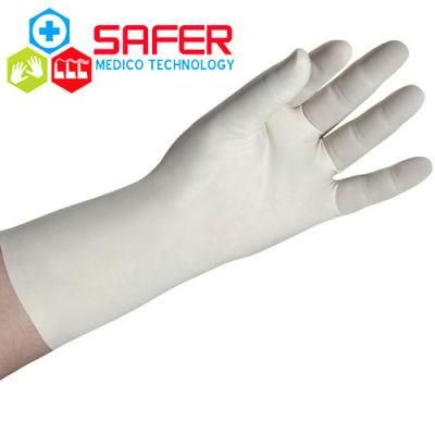Wholesale Disposable White Latex Surgical Gloves with Powder Free