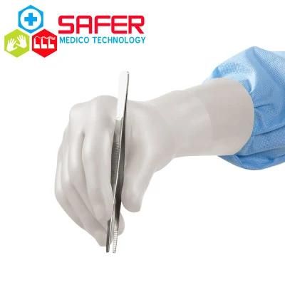Disposable 19g Surgical Latex Rubber Glove in Individual Packed Sterile