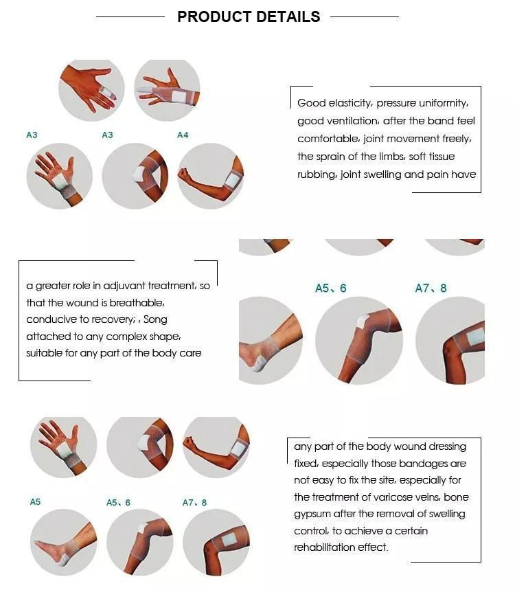 HD5 Elastic Tubular Net Bandage, Medical Net Stockinette Bandage, Stretch Net Bandage