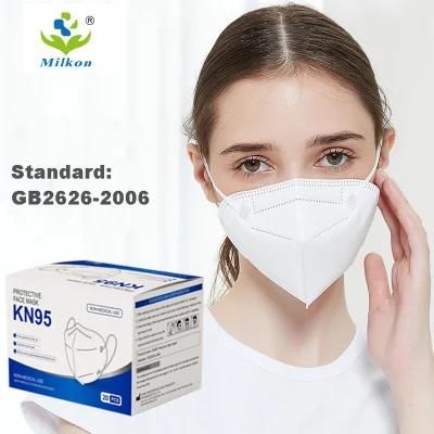 Whitelist Manufacturer KN95 FFP2 Disposable Mascarillas Protective Foldable Dust Face Mask