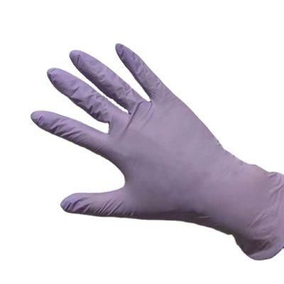 Disposable 100PCS Blue Examination Powder Free Nitrile Gloves for Construction
