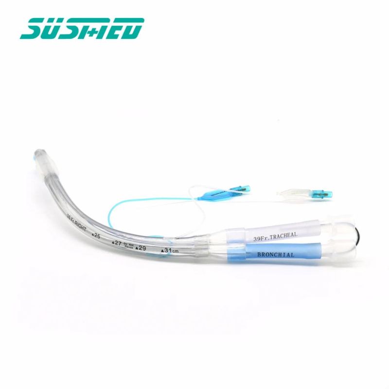 Disposable PVC Left or Right Double Lumen Endobronchial Tube