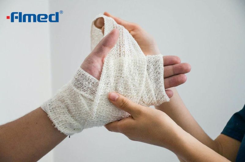 China Wholesale Cotton Crepe Bandage Latex Free Bandage Elastic Bandage