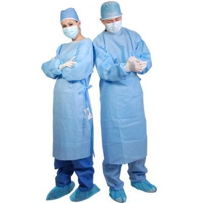 Medical Clothing Sterile Disposable SMS Surgical Gown