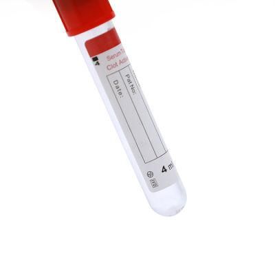 CE Certificated Disposable Medical Cheap Serum Blood Tube with Clot Activator Red Top for Biochemistry Examination