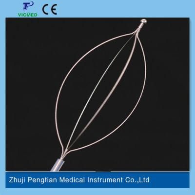 Single Use Stone Extraction Removal Basket Oval Shape with Ce Approval