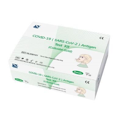 Nasal Nasopharyngeal Oropharyngeal Swab Antigen Detection Kit 25 Tests