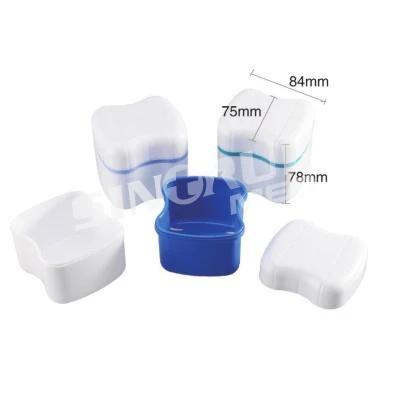 Purple Blue Green 84X75X78mm PP Denture Box