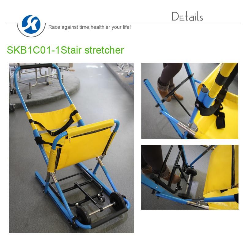 Aluminum Alloy Cheap Folding Electric Medical Evacuation Stair Stretcher