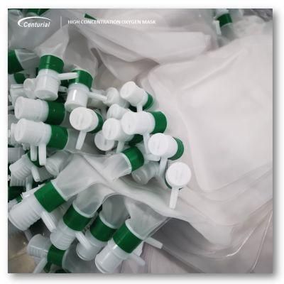 PVC Oxygen Mask with Reservior Bag 1L (CE, CFDA, FSC, FDA, ISO 13485)