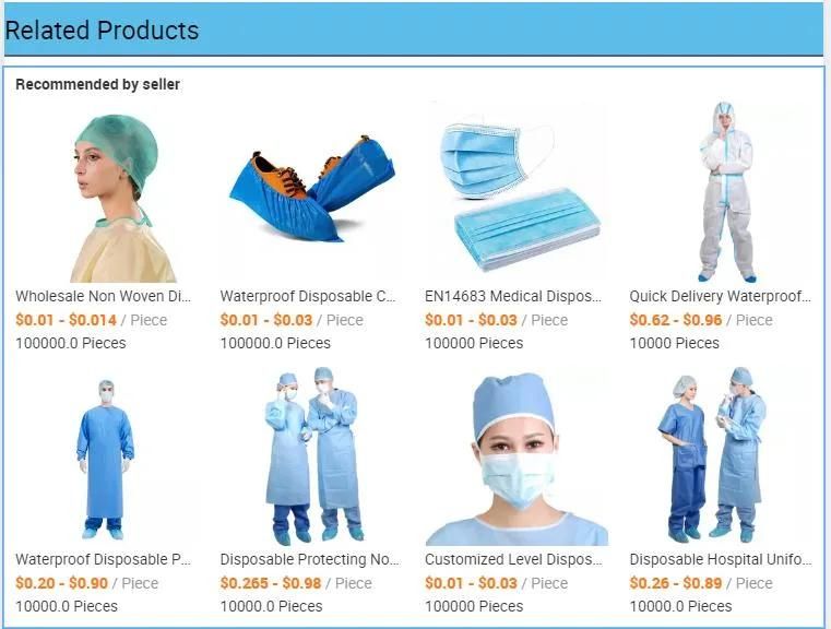 PP Non-Woven Disposable Lab Coat From Topmed