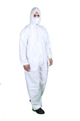 Personal PPE Suit Coverall Disposable Full Suite Microporous Polyethylene Safety Protective Clothing