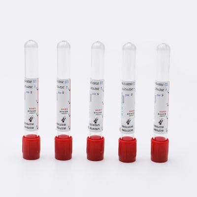 Disposable Vasculature Red Cap Coagulation Tube Medical Vacuum Blood Collection Tube