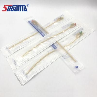 China Manufacturer Wholesale 14 16 18 Fr 2 3 Way Reinforced Latex Balloon Foley Catheter