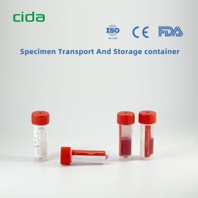 FDA Approval Medical Disposable Supply Vtm Tube Virus Transport Medium