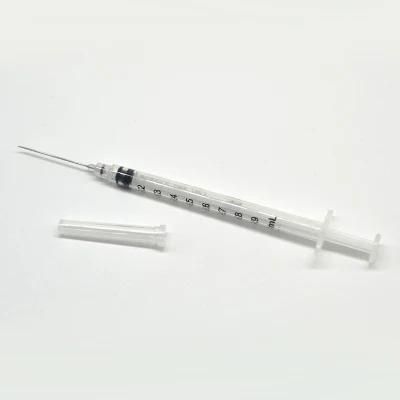 Medical Disposable Vaccine Ad Syringe 1ml Luer Slip