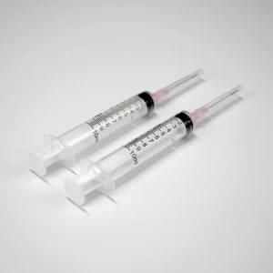 Sterile Disposable 3 Parts Syringe Medical 3ml 5ml 10ml Luer Lock Syringe