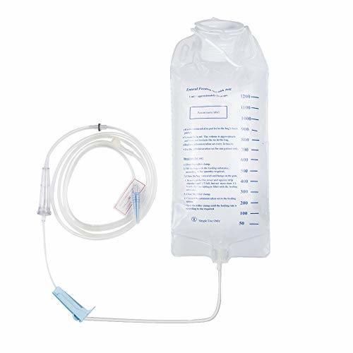 Disposable Medical 1000ml 1200ml Pump or Gravity Enteral Feeding Bag