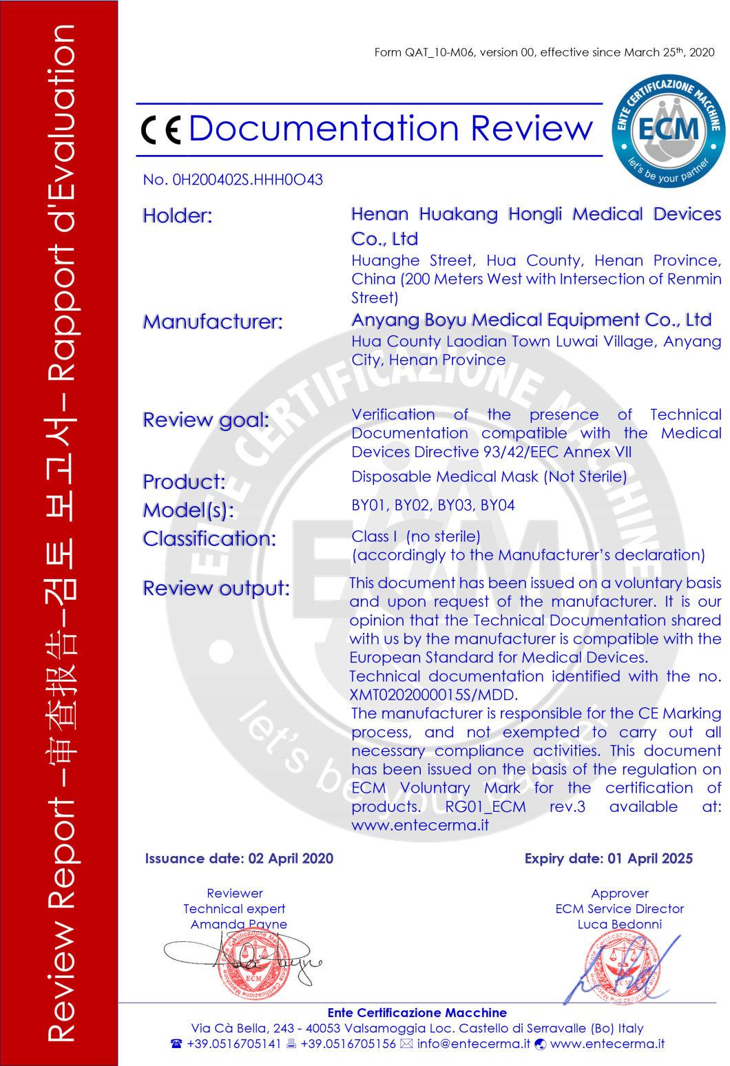Ventilation Medical Sugical Mask Disposable
