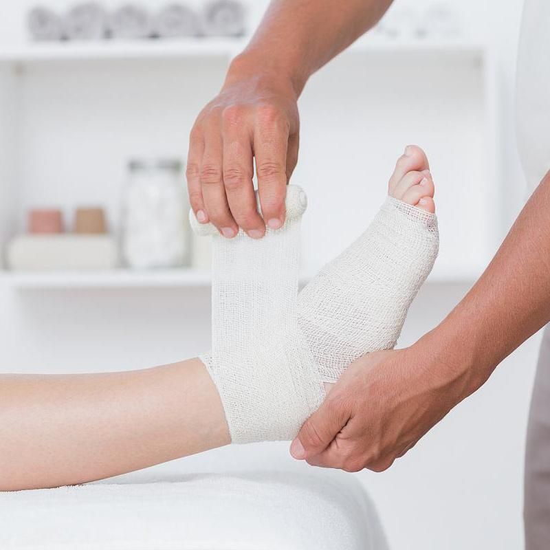 Custom Design Medical Supply Ankle Self-Adhesive Elastic Bandage