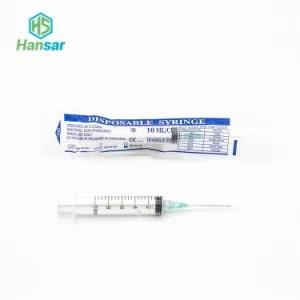 Luer 10ml Disposable Without Needlered Cap Insulin Entension Tube for Syringe